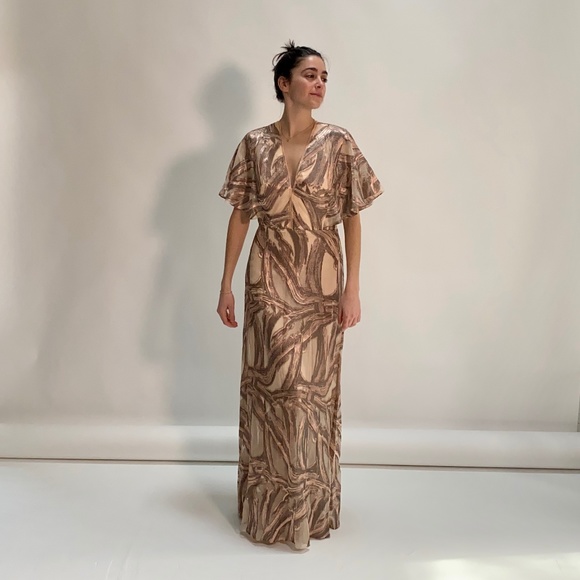 Ginger & Smart Rose Gold Gown - Picture 1 of 3